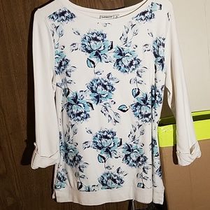 Blue Flower Long sleeve